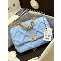 CHANEL 19 Flap Bag AS1161 light blue JH02454xs19