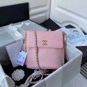 Chanel small hobo bag AS2543 AS2542 pink JH01753bz90