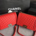 Cheap Boy Chanel Flap Bag Original Sheepskin Leather 67088 red JH04497YU36
