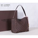 Cheap Louis Vuitton Monogram Damier Ebene Canvas Caissa HOBO Bag 41555 Pink JH01033sS51