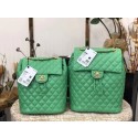 Copy 1:1 Chanel Backpack Sheepskin Original Leather 83431 green JH02251GO58