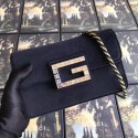 Fake AAAAA Gucci Shoulder bag with Square G 544242 black JH00615oE28