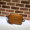Gucci GG Marmont Matelasse mini Bag 448065 brown JH00052rd58