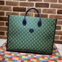 Gucci GG shopping bag 659980 green JH01961Ye63
