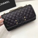 High Quality Imitation Chanel Original Cannage Pattern Shoulder Bag 66870 Black JH03439dt82