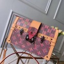 High Quality Imitation Louis Vuitton Trunk Clutch Original Leather Bag M55456 Pink JH00805YP94