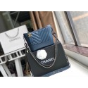 High Quality Knockoff Chanel gabrielle small hobo bag A91810 blue JH02851VD28