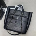 High Quality Replica CHANEL Large zip shopping bag AS1299 black JH02474lk70
