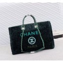 Imitation Chanel Maxi Shopping Bag A66942 green JH03440PU57