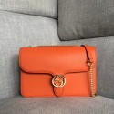 Imitation Gucci GG Calf leather top quality Shoulder Bag 510303 orange JH00867qN69