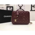 Knockoff 1:1 Chanel Cosmetic Bag A93343 wine JH04811Wj74