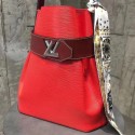 Louis Vuitton original Epi leather TWIST BUCKET M52803 red JH01899GB12