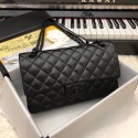 Replica Chanel Flap Shoulder Bag Original sheepskin Leather A1112 black black chain JH03633za44