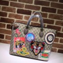 Replica Gucci Canvas Tote Bag 474085 brown JH00275an47