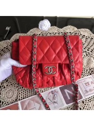 Best Quality Chanel sheepskin leather Shoulder Bag 33658 red JH04413Ss63
