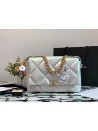 Chanel 19 flap bag Iridescent Calfskin&Gold-Tone AS1162 JH01858zp53