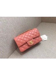 Chanel Classic original Sheepskin Leather cross-body bag A1116 pink gold chain JH04050Nm15