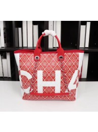 Chanel Cowhide Tote Bag 7180 red JH04002RI33