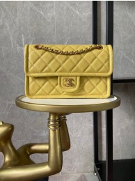 Chanel flap bag Grained Calfskin AS2357 yellow JH01821mR19