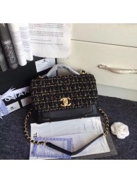 Chanel Flap Shoulder Bag Original Leather A55814 black JH03488Vj56