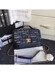 Chanel Flap Shoulder Bag Original Leather A55814 blue JH03489JM27