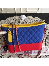 Chanel Gabrielle Nubuck leather Shoulder Bag 1010A blue&red JH04106Fs54