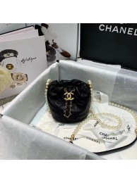 Chanel mini drawstring bag AS2529 white JH01836nr44