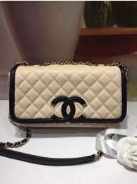 CHANEL Original Clutch with Chain A85533 creamy-white JH03645bR82