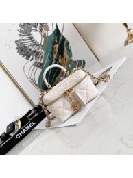 chanel small vanity with chain AP2194 white JH01828Vo37