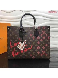 Cheap Louis Vuitton Onthego medium tote bag M45039 black JH00090FT69