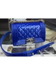 Fake Boy Chanel mini Flap Shoulder Bag Original Leather A5707 Blue JH03557wn47