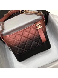 Fake CHANEL GABRIELLE Small Hobo Bag A91810 red&black JH03851zK58