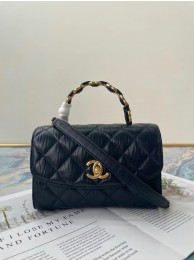 Imitation Chanel mini flap bag with top handle AS2477 Royal Blue JH01797Ru69