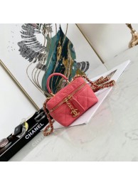 Imitation chanel small vanity with chain AP2194 pink JH01826aM93
