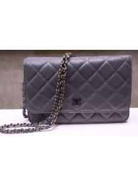 Knockoff AAA Chanel mini Flap Bag Cannage Pattern A33814C Grey JH03322nQ90