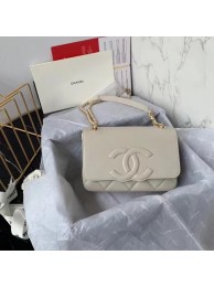 Replica Chanel flap bag AS8830 cream JH01784HV92
