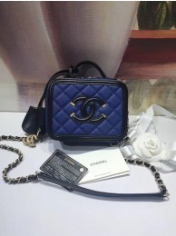 Replica Chanel mini Vanity Case Original A93342 blue JH03586Ha32