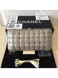 Top Chanel Evening Clutch Bag Original Leather C8546 Grey JH03668xs20